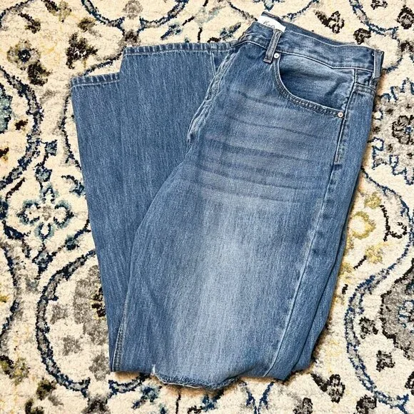 KanCan Women's Dixon Ultra High Rise 90's Boyfriend Jeans Medium Wash Size 15/31 - Picture 5 of 11